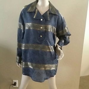 Oro Solo silk top